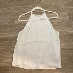 h&m halter satin tank